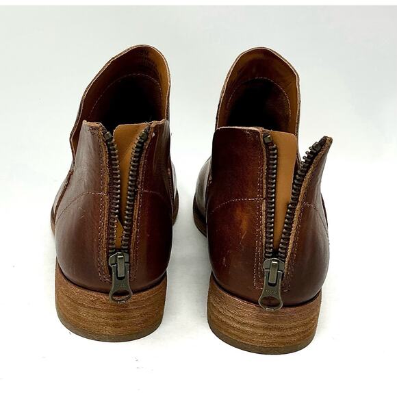 🆕Kork-Ease Womens Leather Renny Tan Rum Ankle Booties Boots Size 8 NIB - Picture 5 of 12